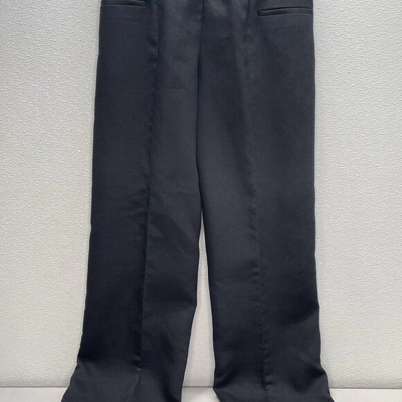 NEW TORY BURCH Women’s Crepe Straight Pants Black Size 6 Tailored Dress Trousers - Picture 7 of 7